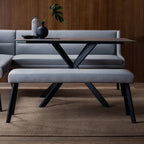 Oslo Low Bench - Grey