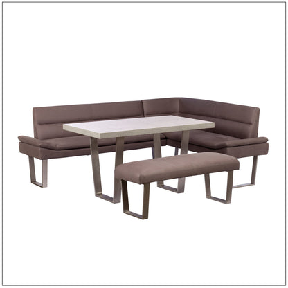 DINING SET DEAL - Morwell Corner Sofa with Dining Table & Bench