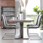 Morwell Concrete Extending Table - 160/220cm