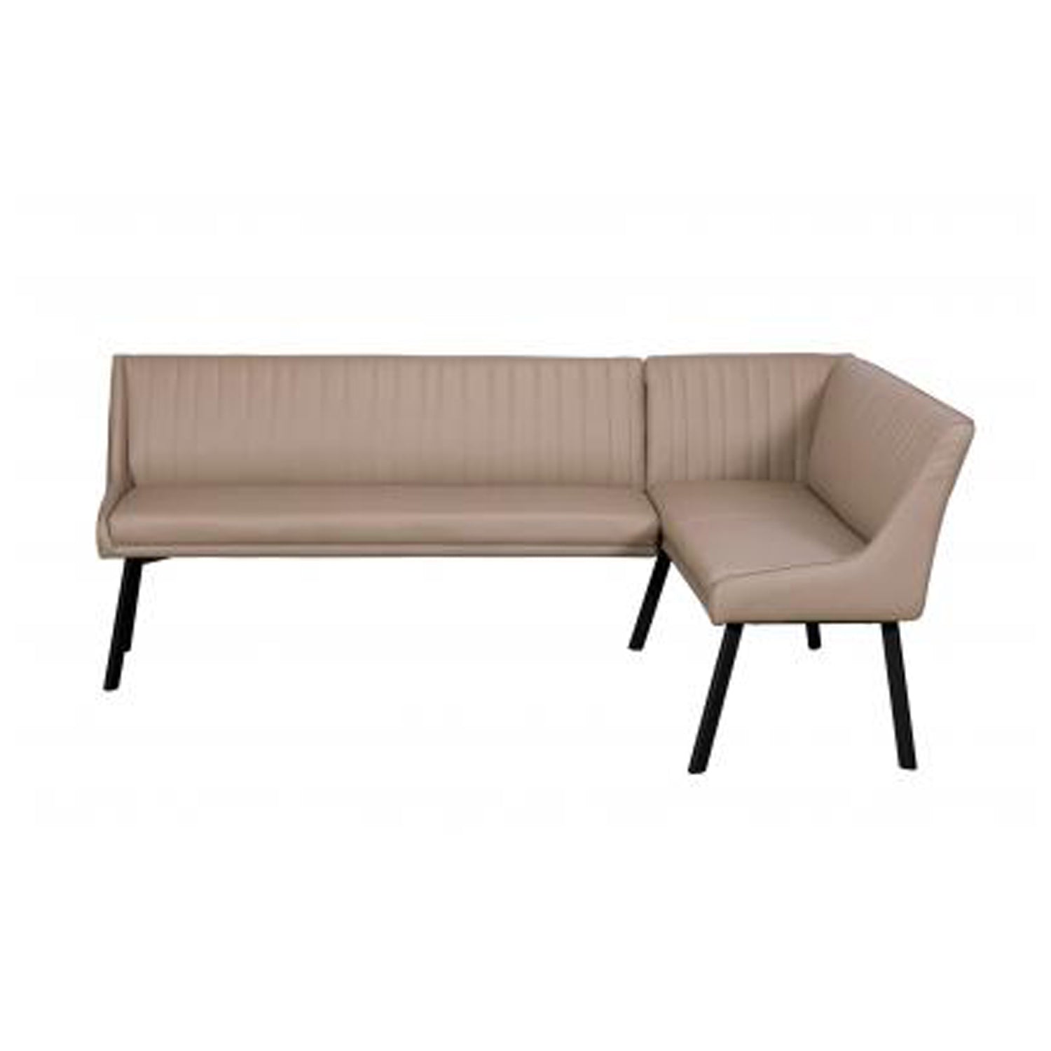 Morwell Taupe Corner Bench LHF