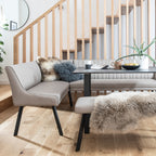 Morwell Taupe Dining Bench