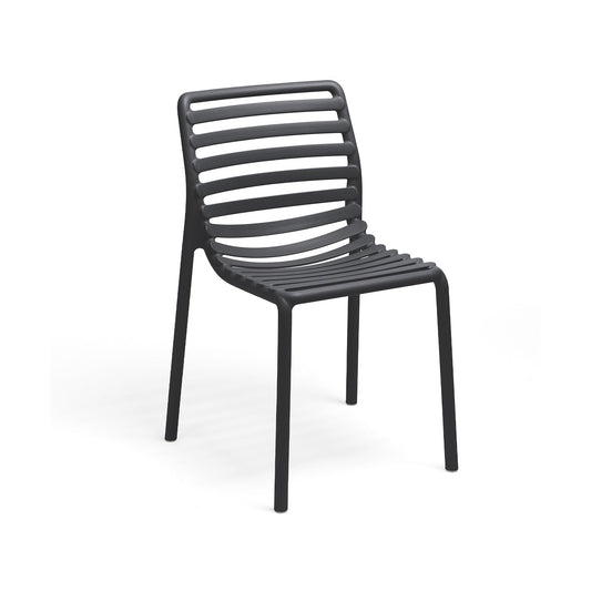 Doga Bistrot Chair By Nardi In  Anthracite