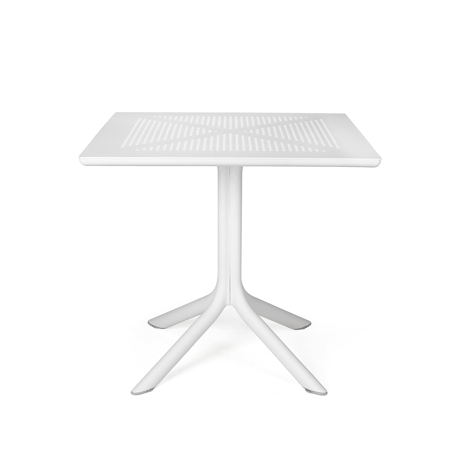 Clip 80cm Garden Table In White