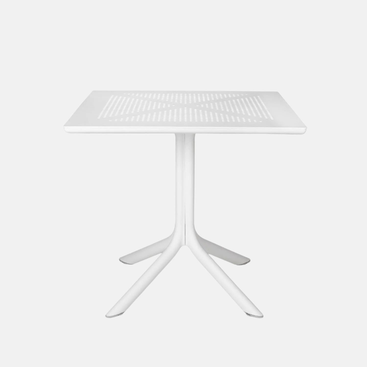 Clip 80cm Garden Table In White