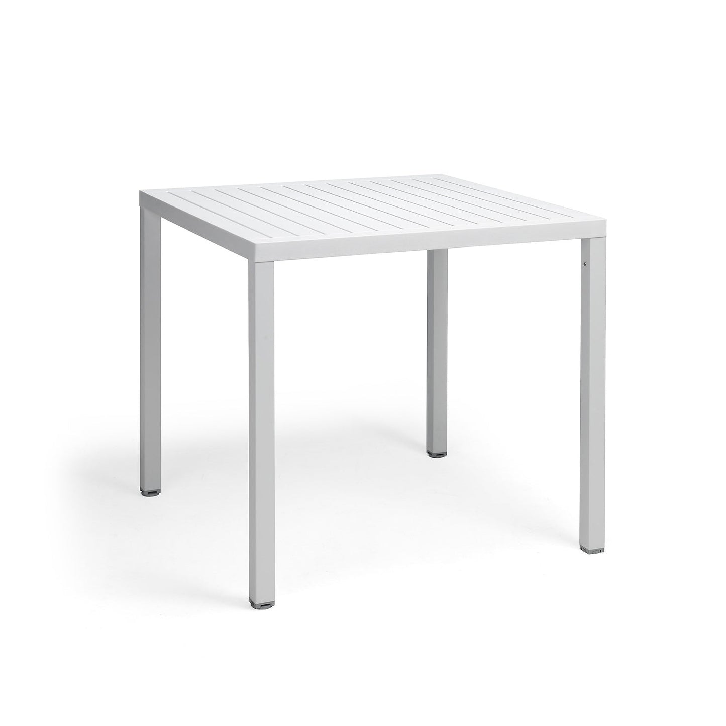 Cube 80 Garden Table In White