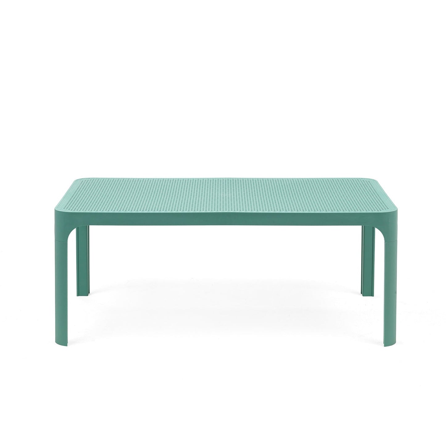 Net 100cm Garden Table In Turquoise