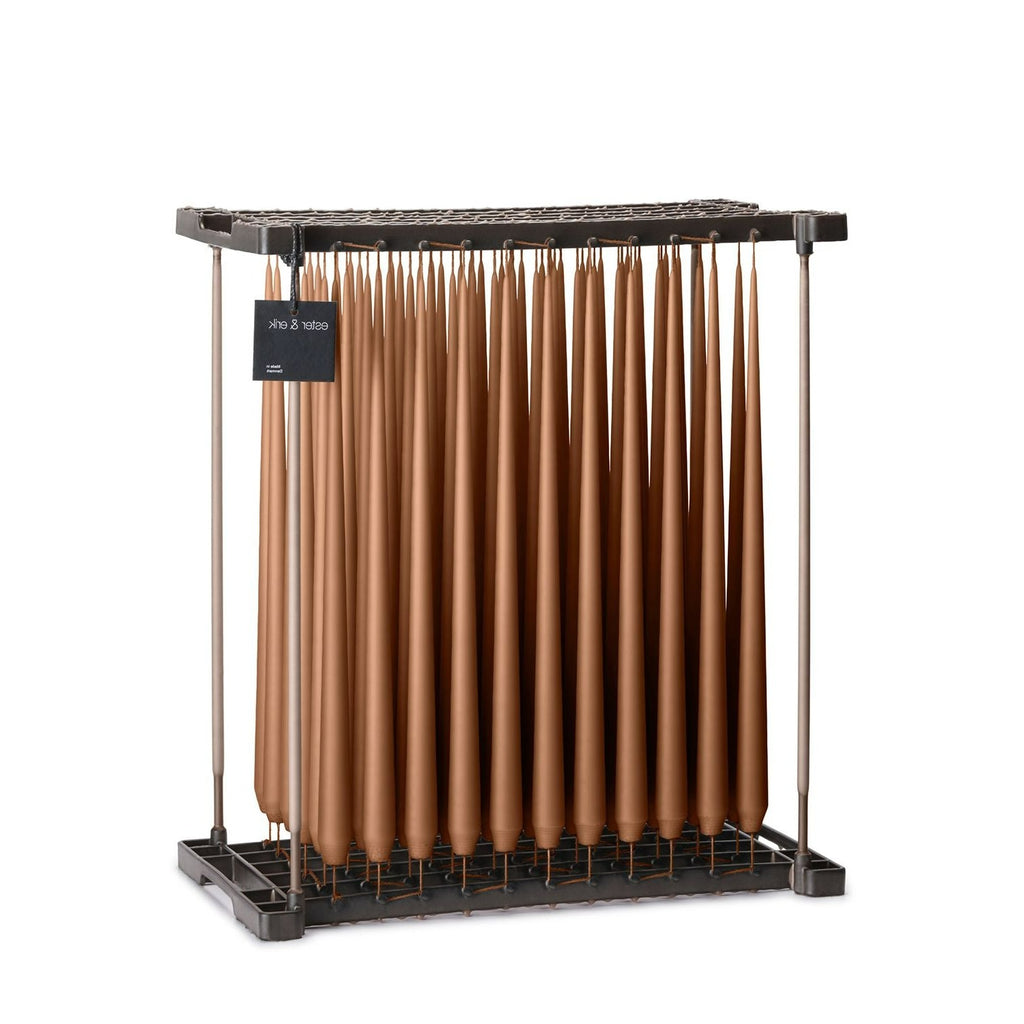 Raw Toffee Taper Candle - 42cm