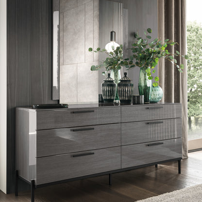 Novecento 6 Drawer Chest Of Drawers By Alf Italia