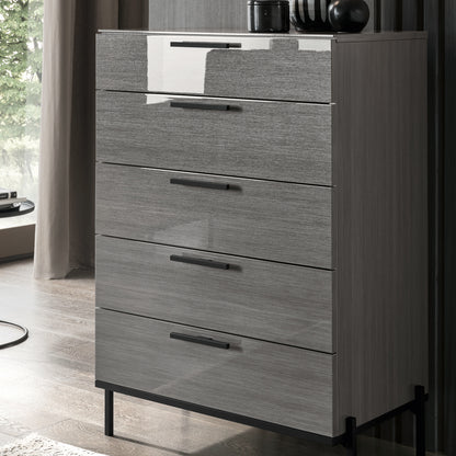 Novecento 5 Drawer Chest Of Drawers