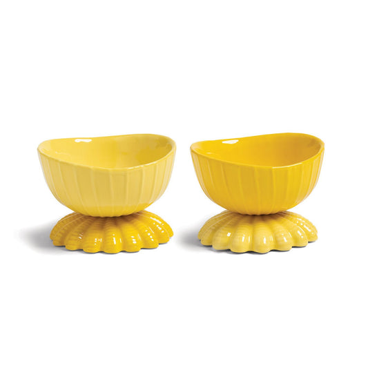 Clam Coupe Set of 2 - Yellow