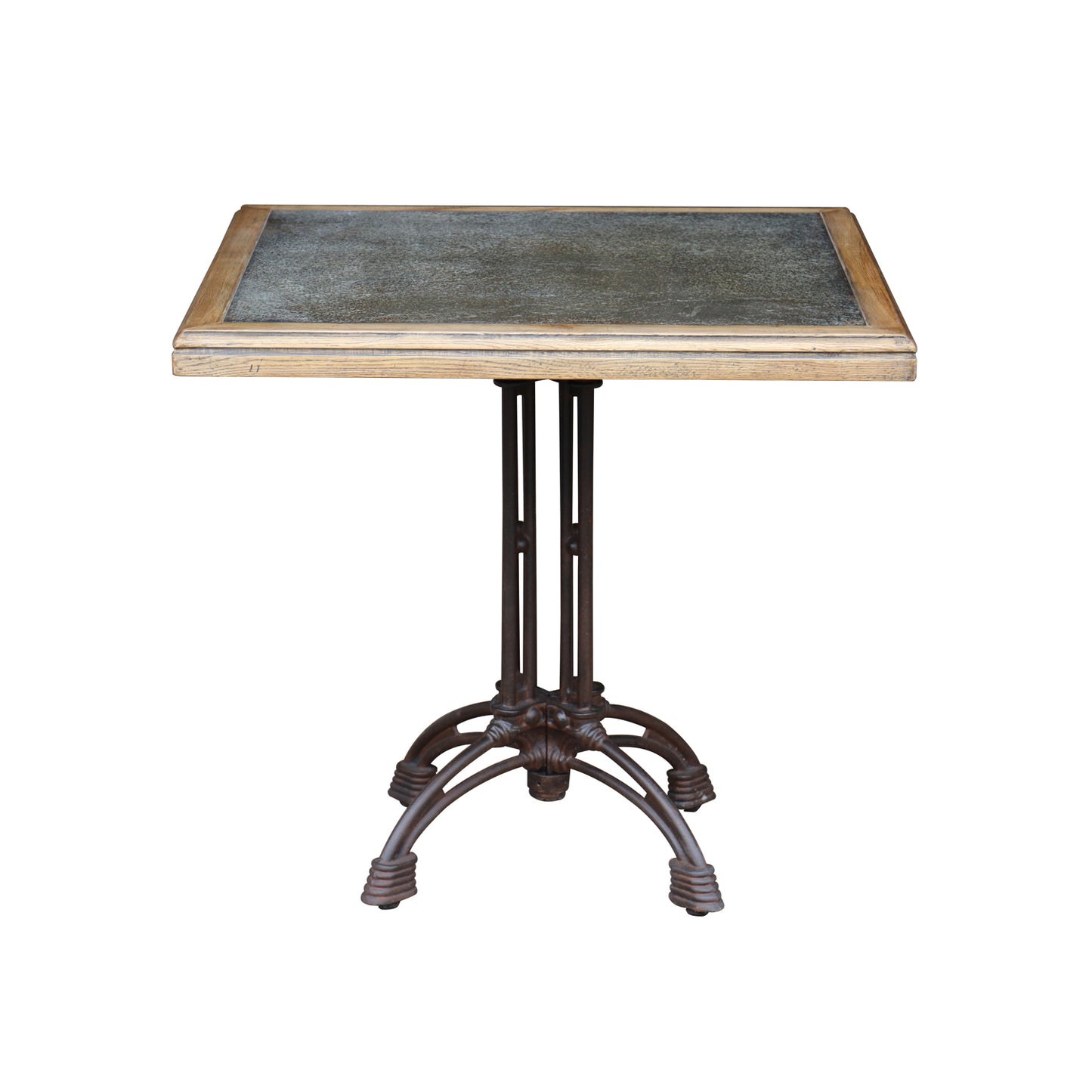 Lambs Green - Zinc Top Square Cafe Table