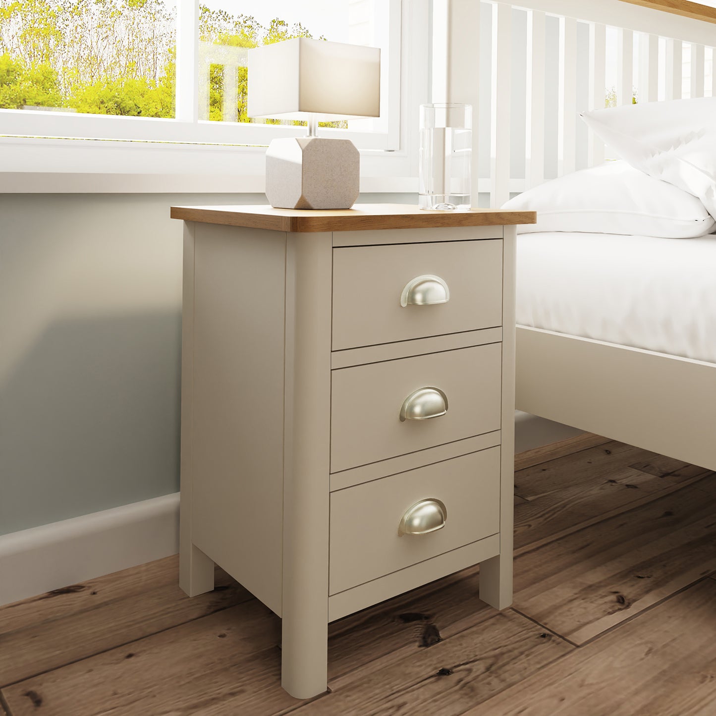 Pershore Painted Bedside - Large