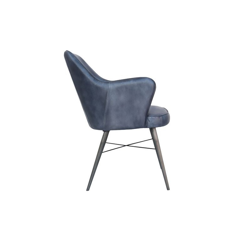 Blue Dining Chair - Rowan