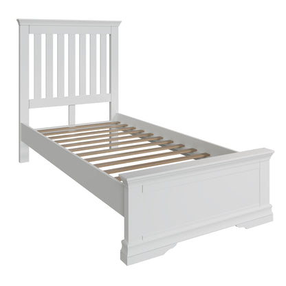 Toulouse White Bed - 3ft