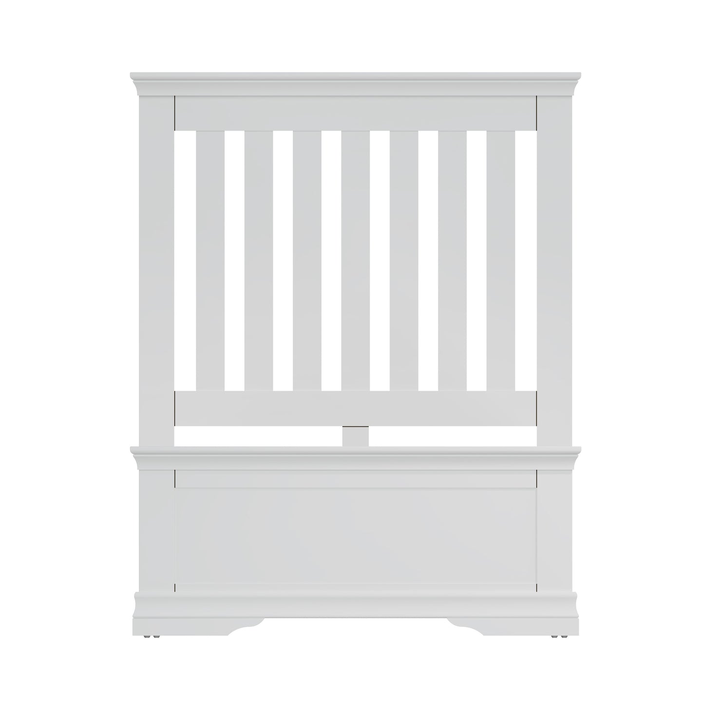 Toulouse White Bed - 3ft