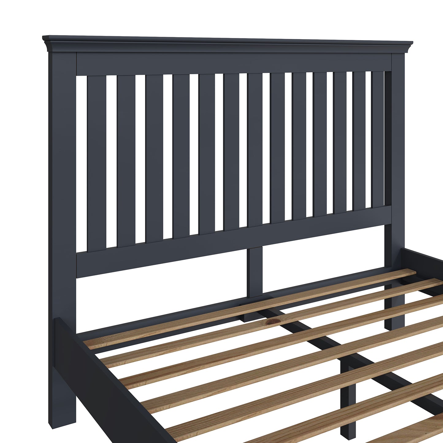 Toulouse Charcoal Bed - 5ft