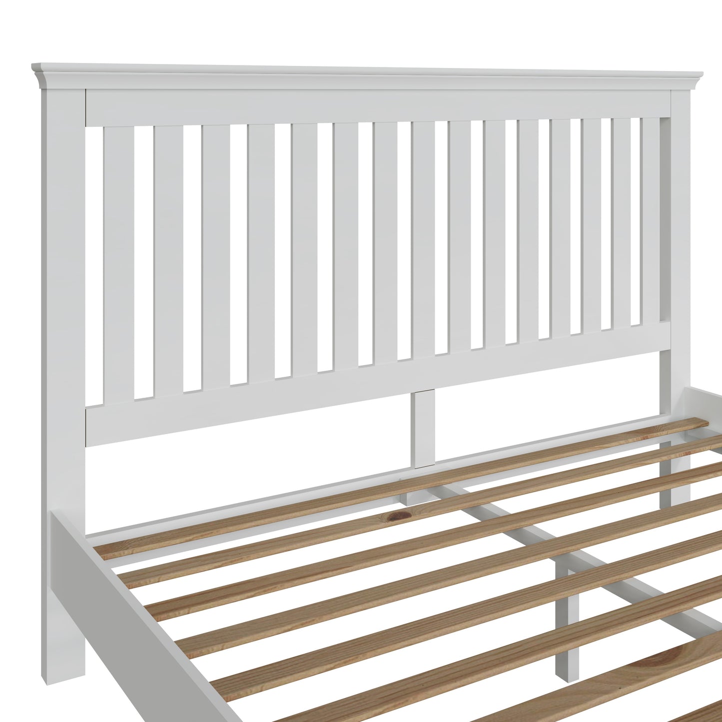 Toulouse White Bed - 6ft