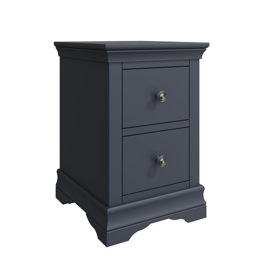 Toulouse Charcoal Bedside - Small