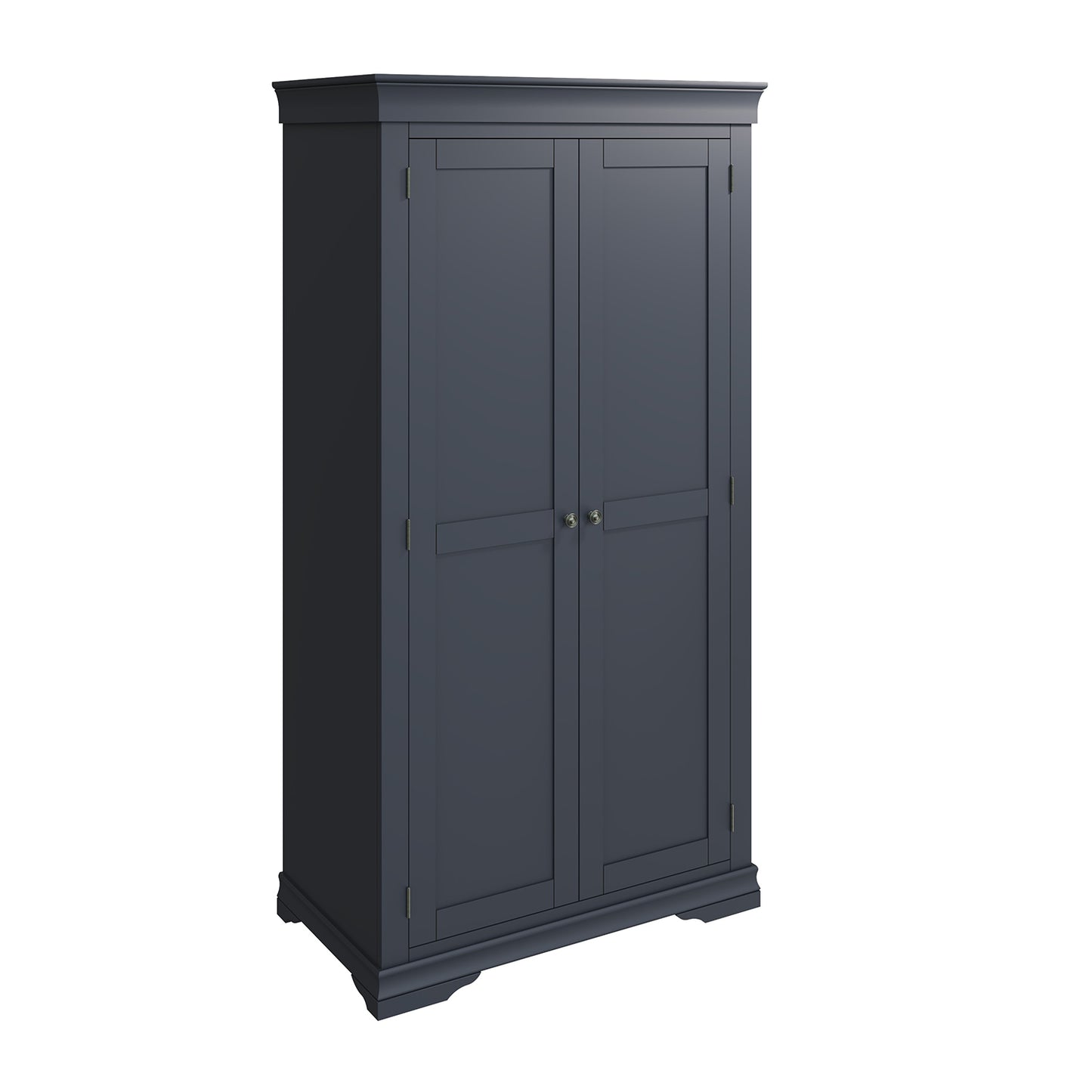 Toulouse Midnight Grey Wardrobe - Full Hanging