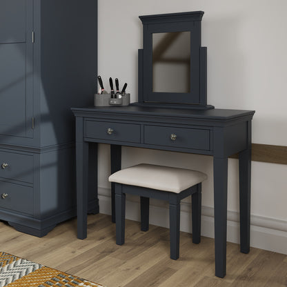 Toulouse Midnight Grey Dressing Table - Mirror