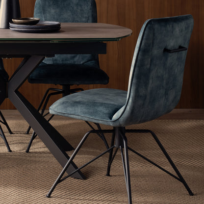 Oslo Dining Chair, Set Of 2 - Teal