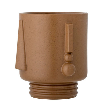  Flowerpot - Brown Stoneware