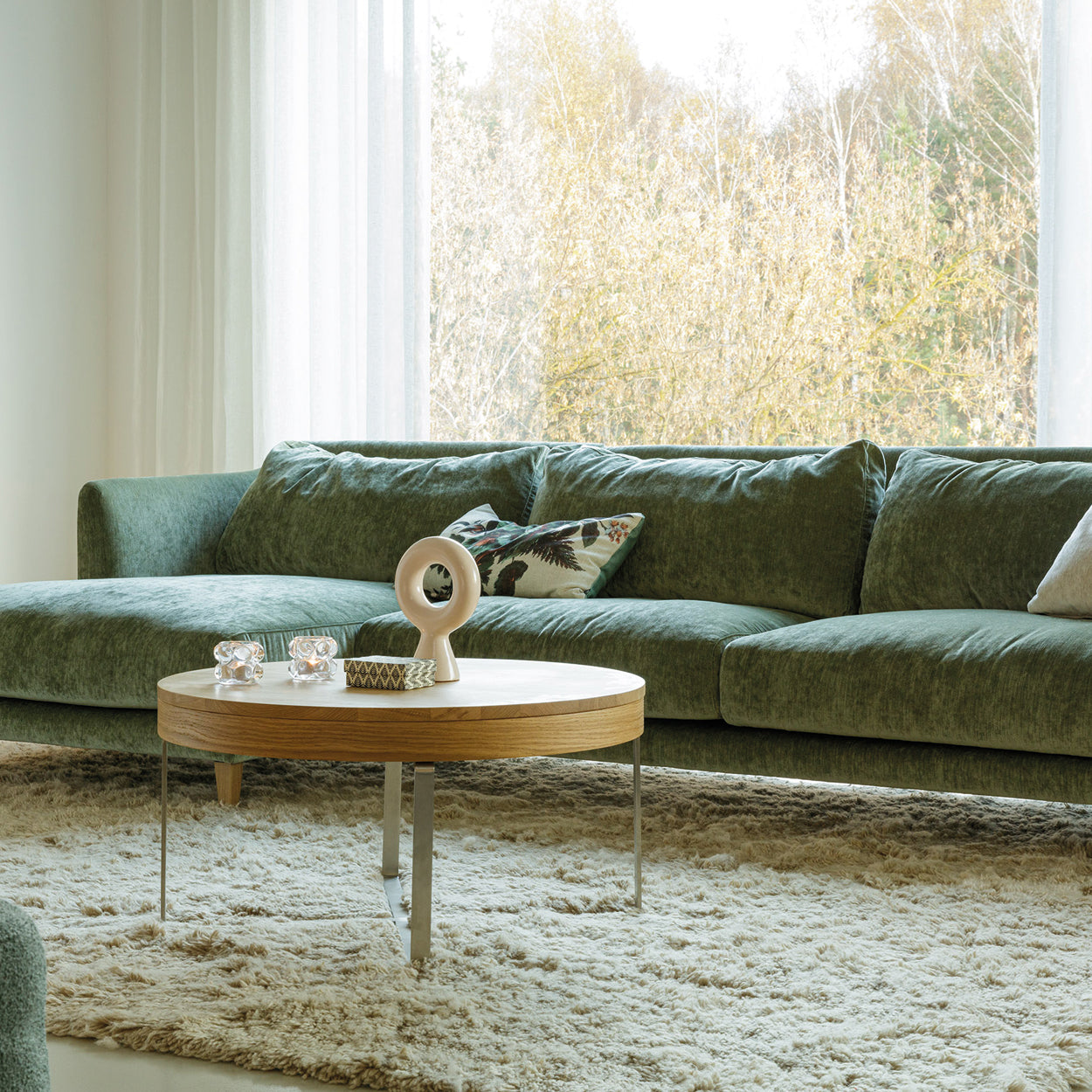Wren Sofa - Standard - Extra Large Sofa (2 Sear Cushions)
