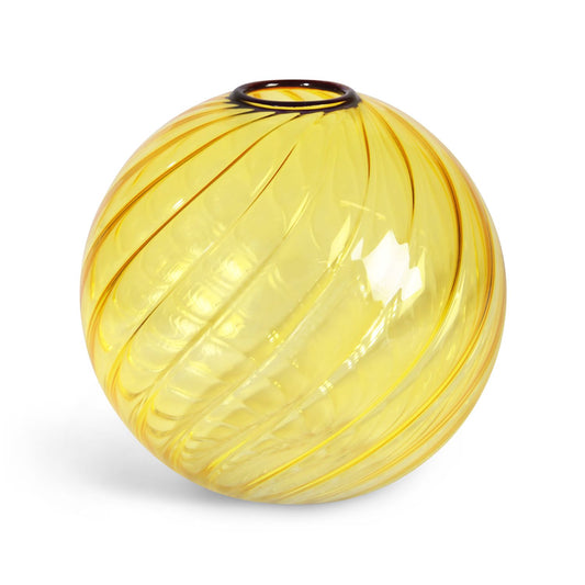 Spiral Vase - Yellow