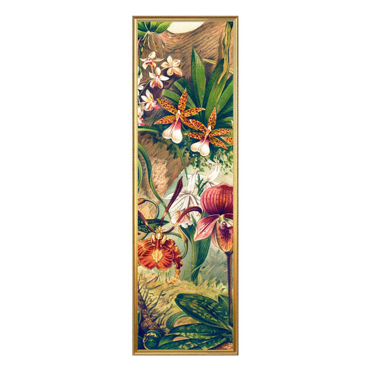 No. 2801 Orchids Slim Print With Gold Frame - 20cm x 60cm