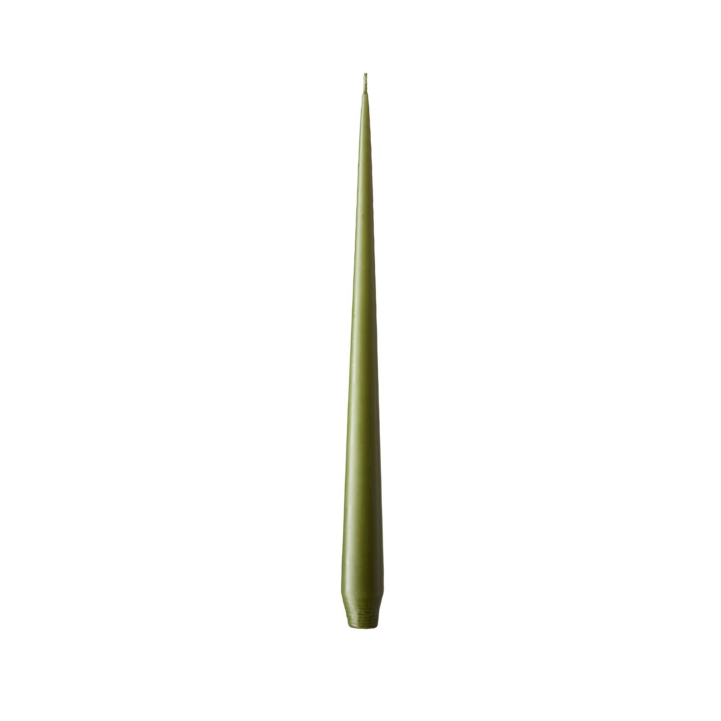 Olive Glow Taper Candle