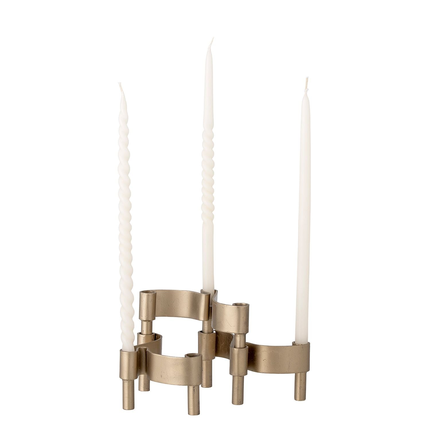 Candle Holder - Brass & Metal