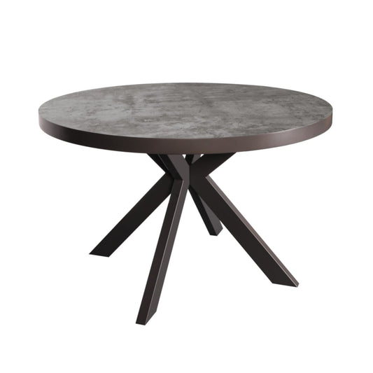 Stone Effect - 120cm Round Dining Table