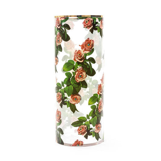 Roses Glass Vase - 20x50cm