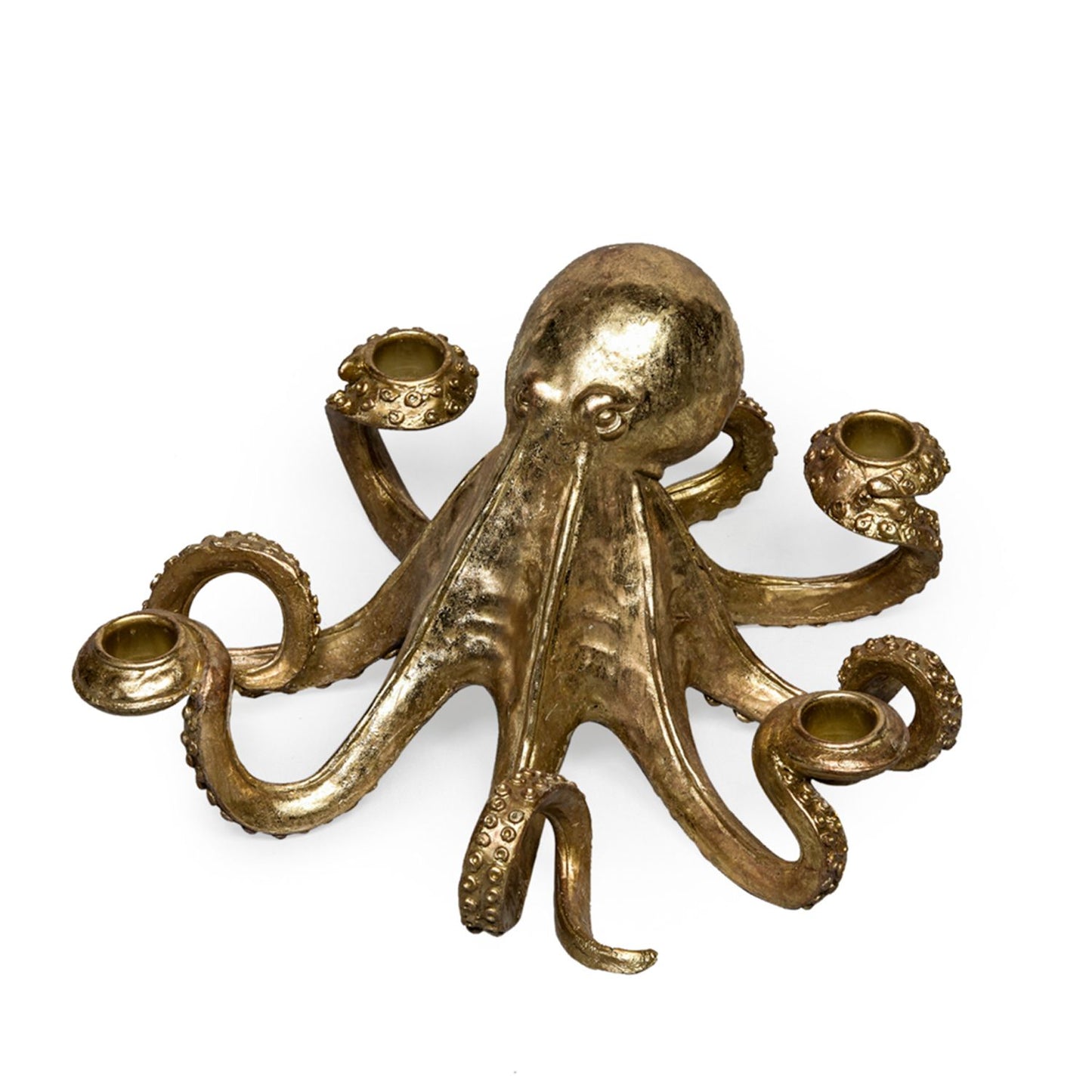 Gold Style Octopus Candle Stick