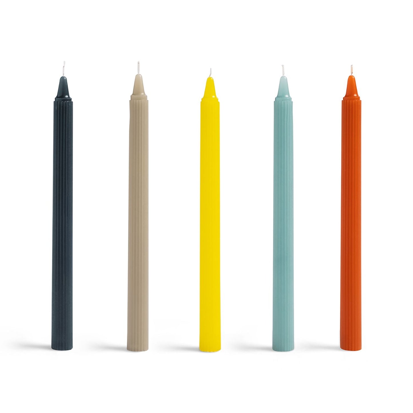 Multicolour Ripple candles