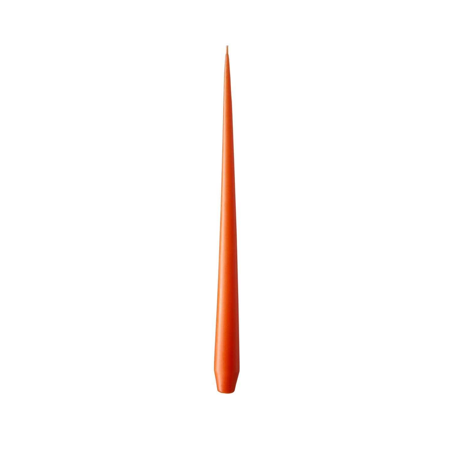 Vivid Orange Taper Candle