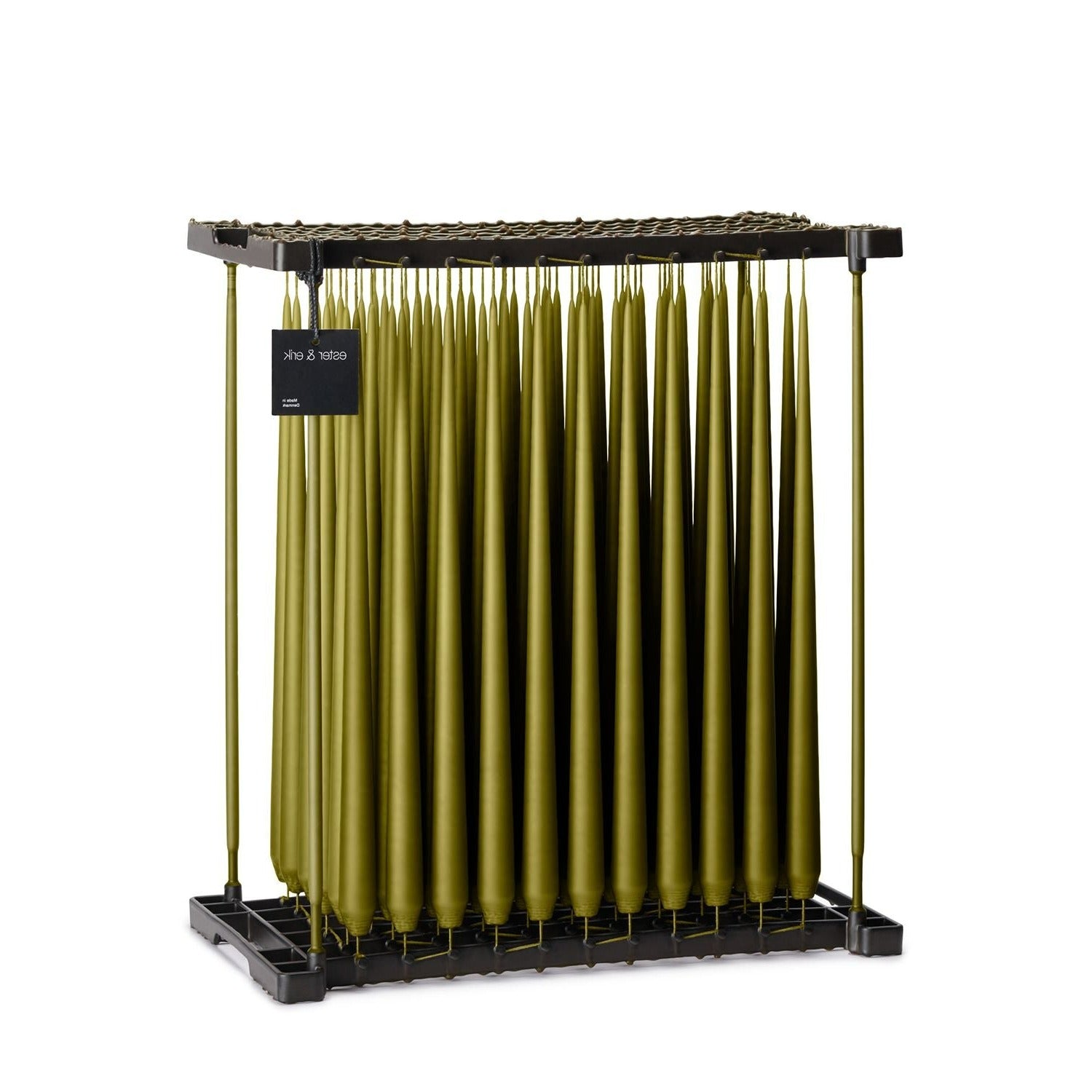 Olive Glow Taper Candle - 42cm