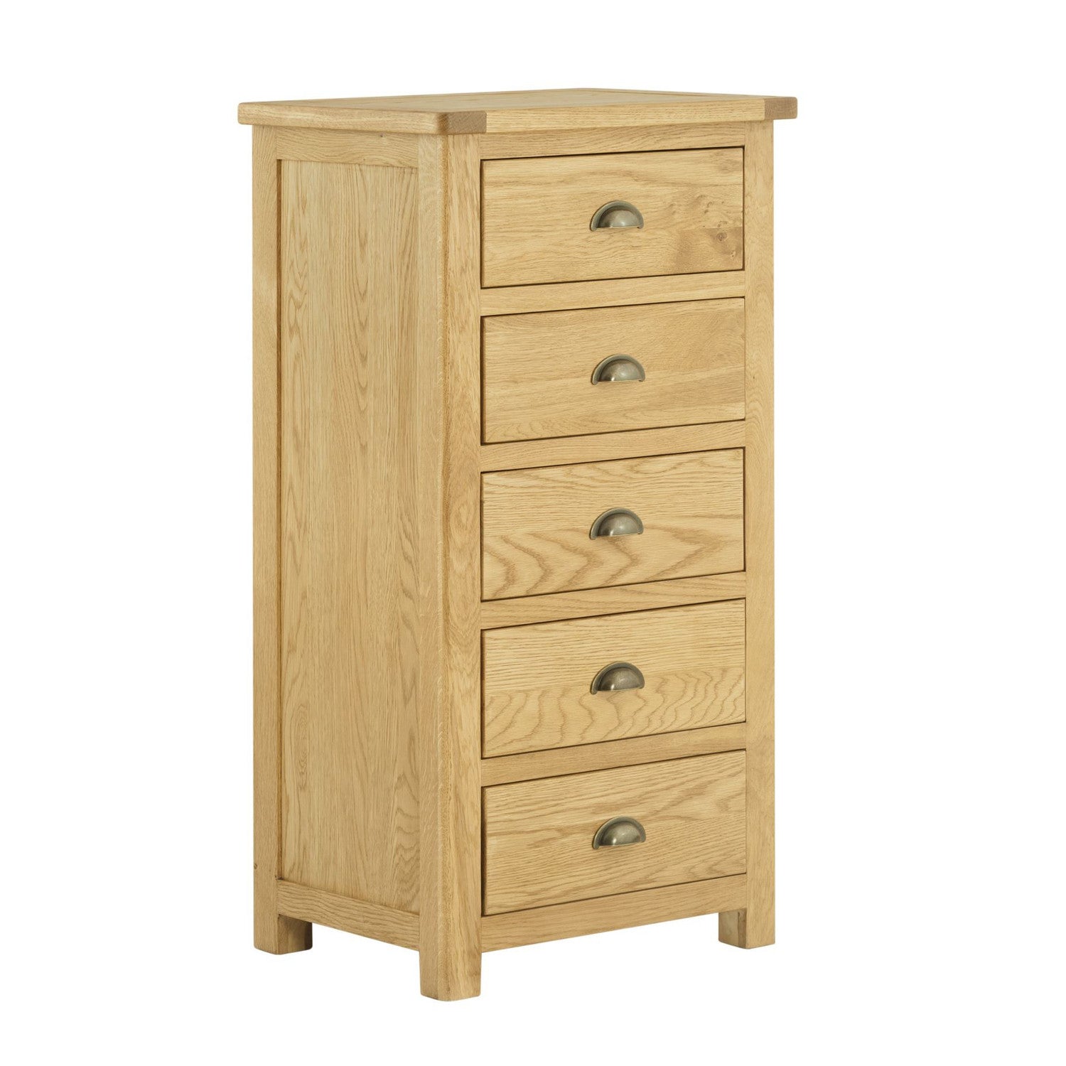 Todenham Oak Chest of Drawers - 5 Drawer Tall Chest