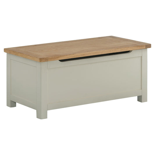 Todenham Oak & Painted Blanket Box - Better Furniture Norwich & Great Yarmouth