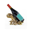 Gold Octopus Wine Bottle Holder