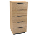 Elsworthy Oak Chest Of Drawers - 5 Drawer Tall