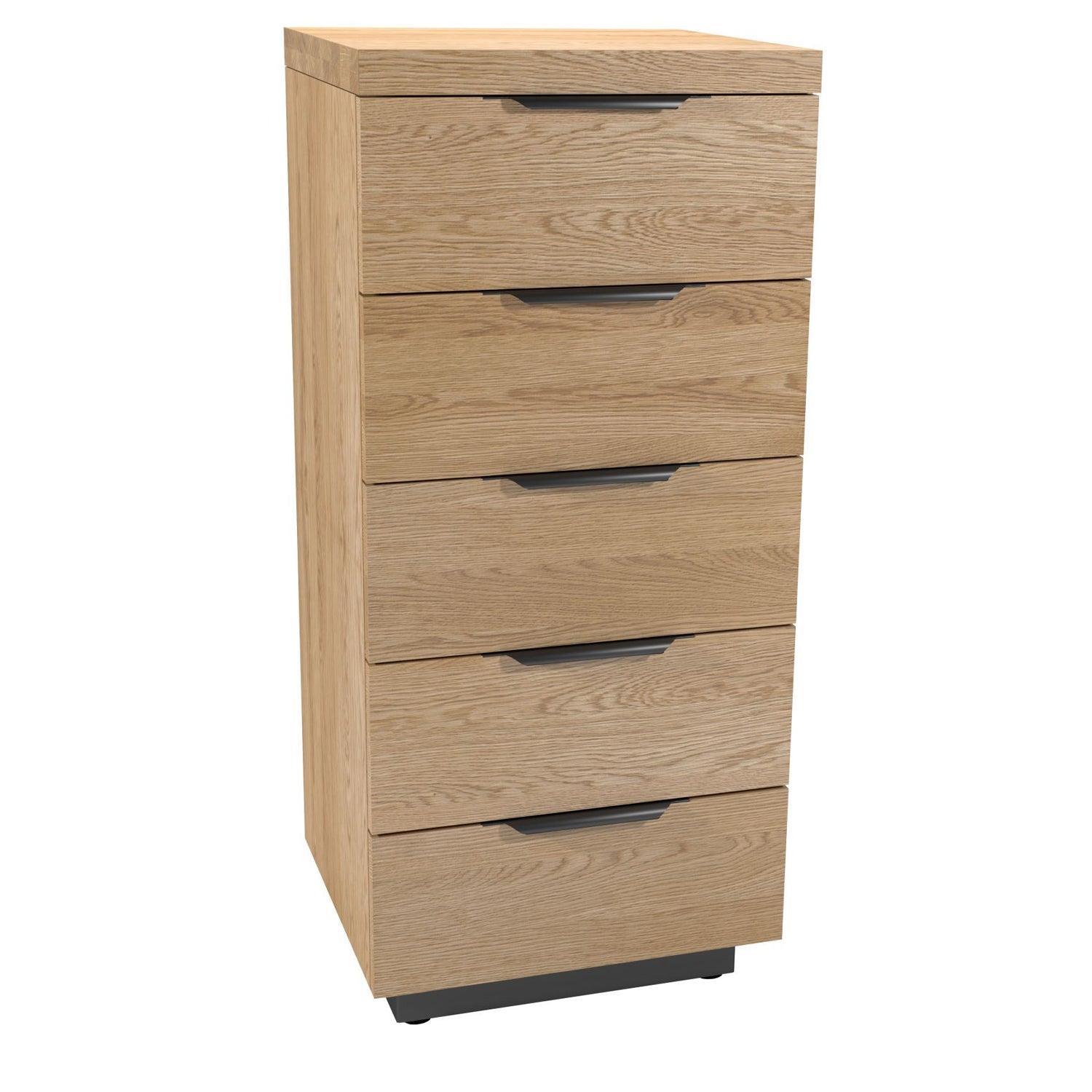 Elsworthy Oak Chest Of Drawers - 5 Drawer Tall