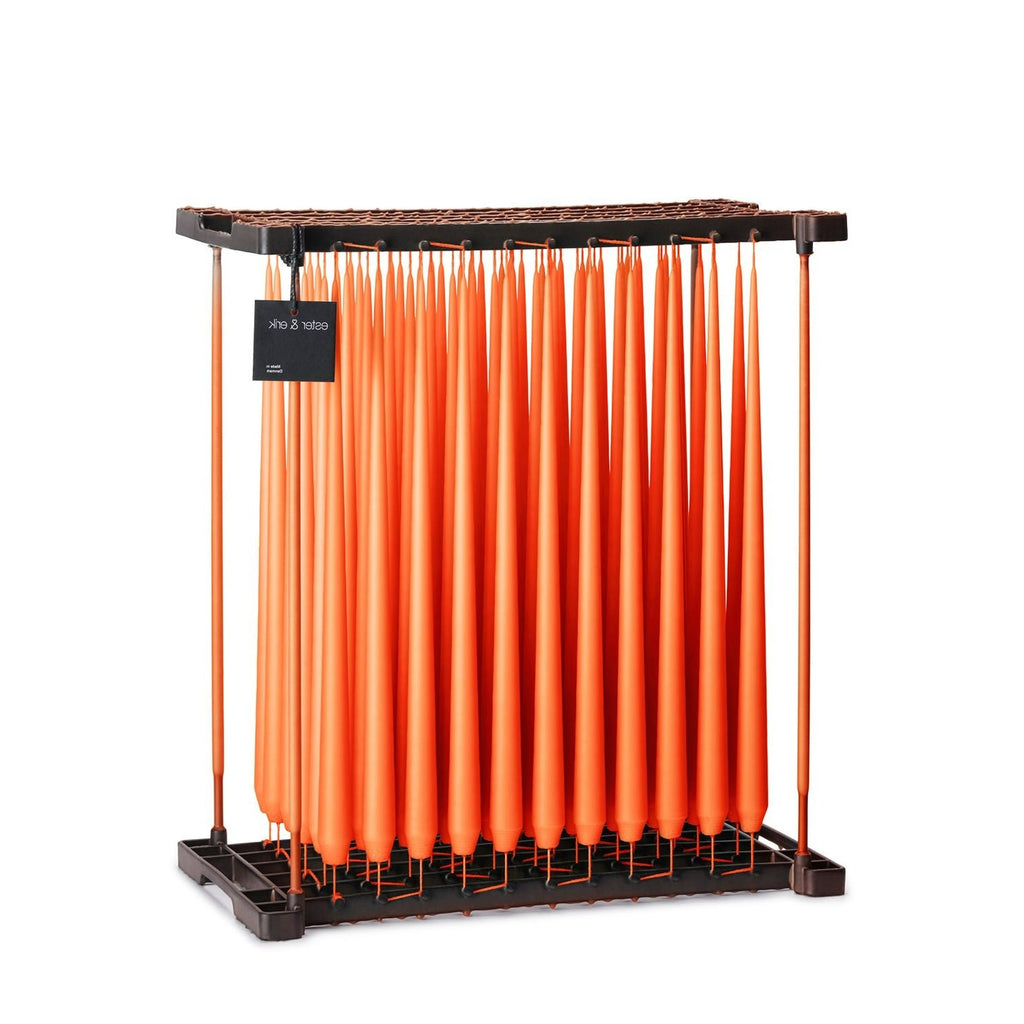 Vivid Orange Taper Candle - 42cm