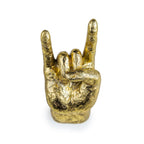 Gold Set of 4 Rock On Wall Hands