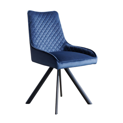 Bassett Dining Chair - Set Of 2 - Dark Blue
